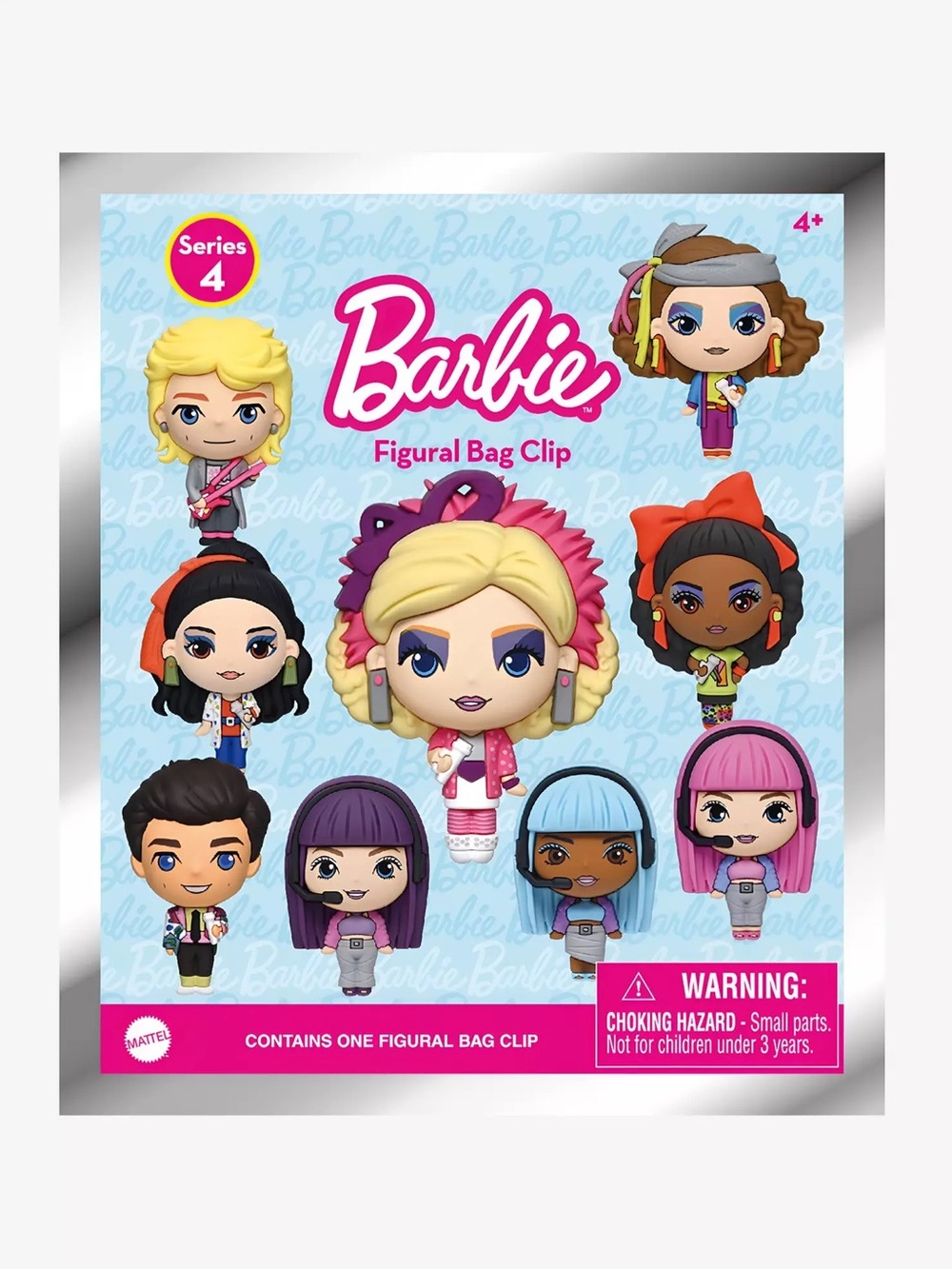 Barbie Series 4 Blind Bag Figural Bag Clip 3 BAGS NEW